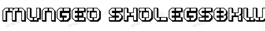 Munged sHdleGsbKw字体转换